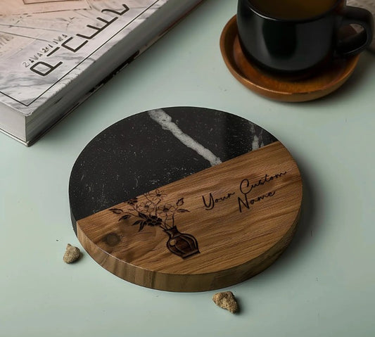 Half & Half Coaster - Round