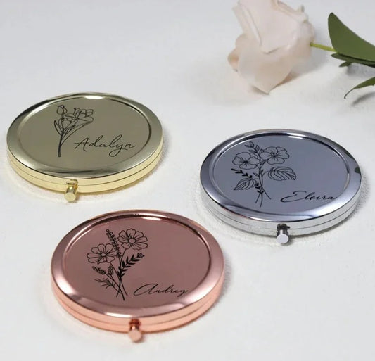 Round Compact Mirror